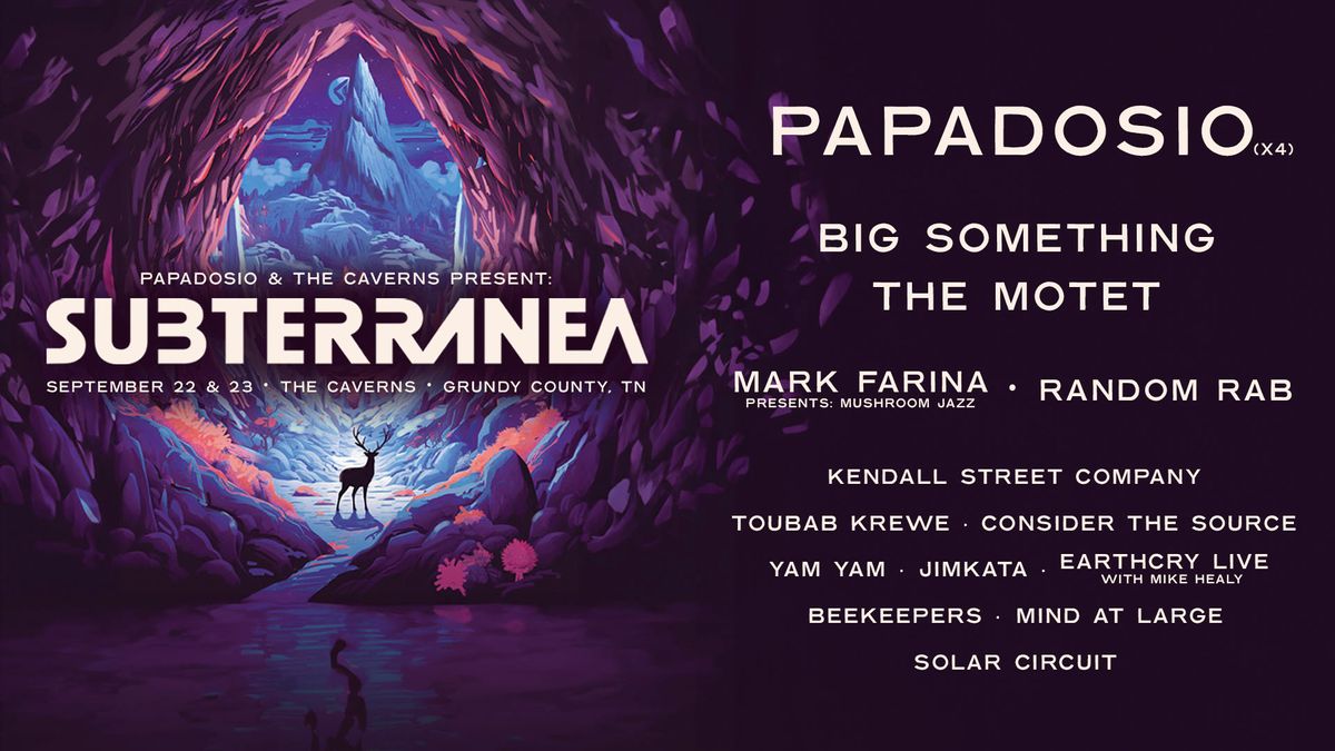 Subterranea Festival 2023 feat. Papadosio
